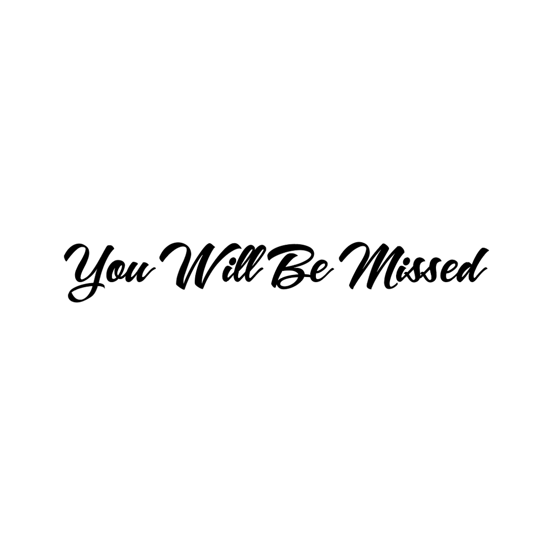 Sticker Auto - Sticker Auto You Will Be Missed diverse funny