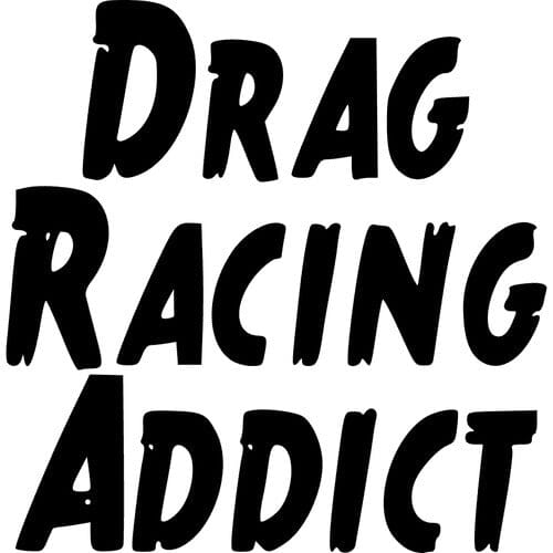 Sticker Auto DRAG RACING ADDICT diverse