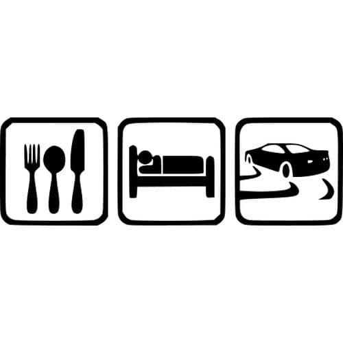 Sticker Auto Eat Sleep Drift Imagini diverse drift