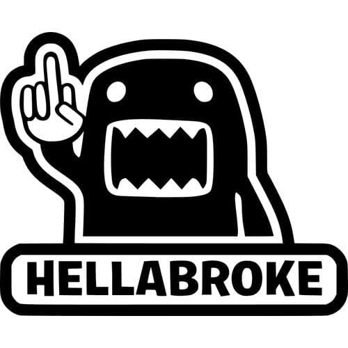 Sticker auto Hellabroke diverse