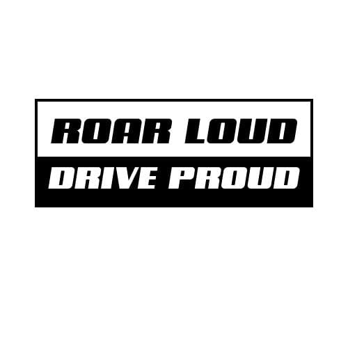 Sticker Auto Roar Loud Driver Proud diverse exhaust