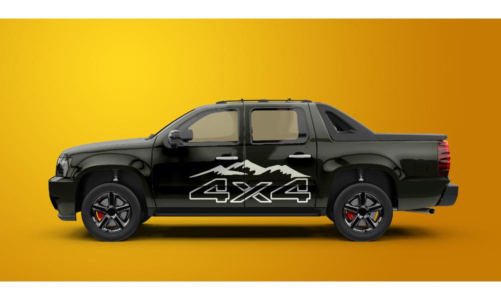 Sticker Auto 4x4 - Munte 4x4 diverse