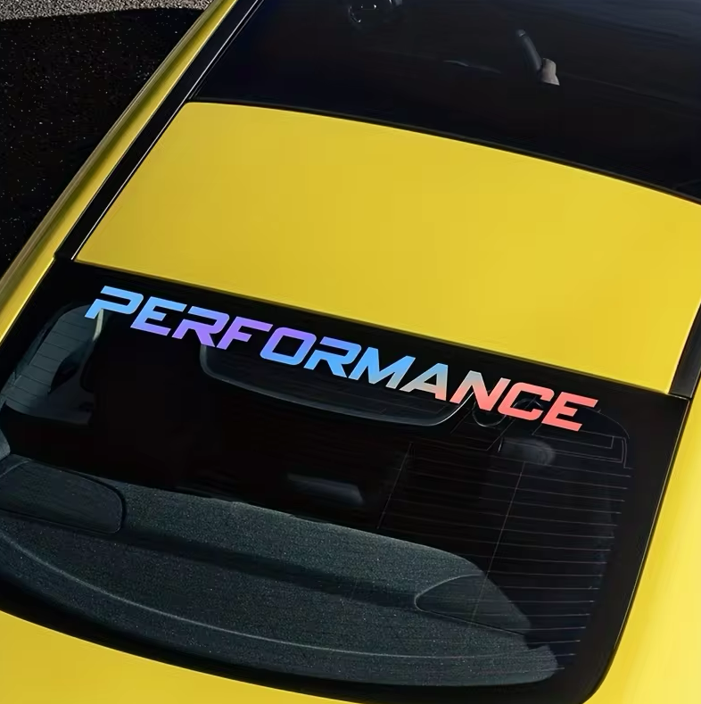 Sticker Auto Parasolar - Performance parasolar parbriz