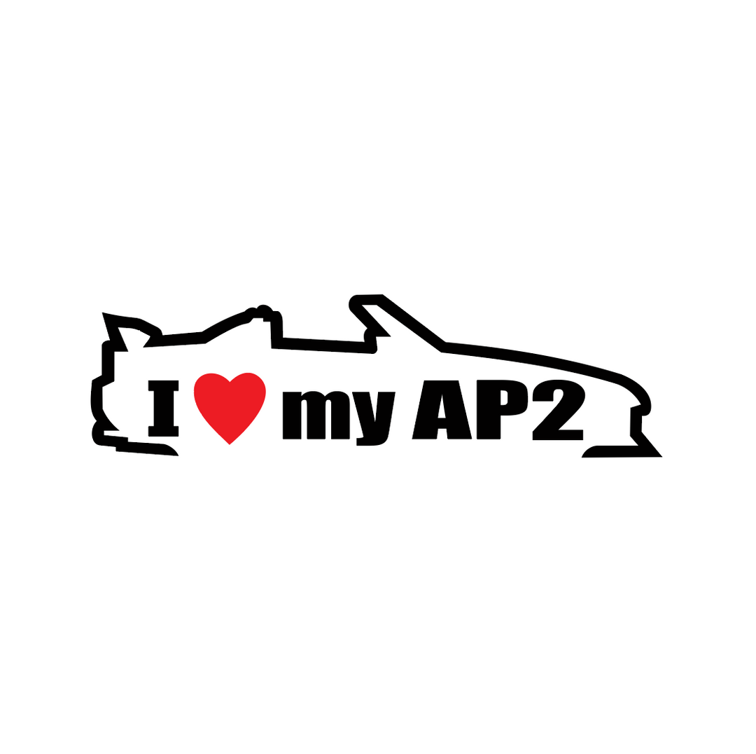 Sticker Auto - Honda I Love My AP2 diverse honda jdm