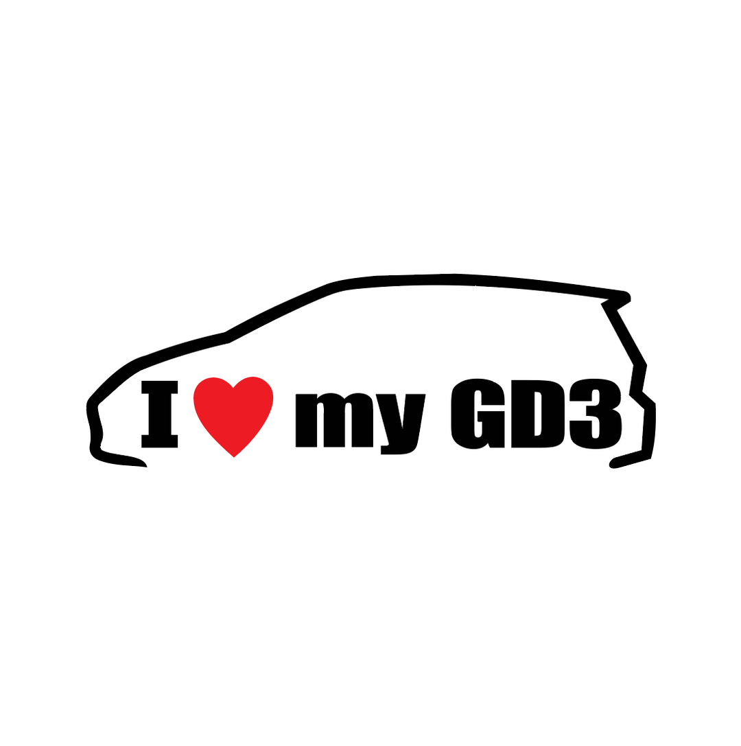 Sticker Auto - Honda I Love My GD3 diverse honda jdm