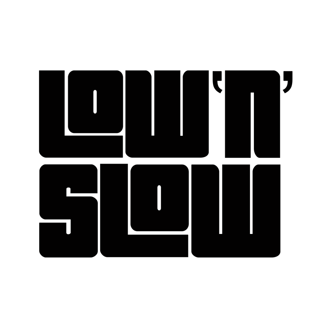 Sticker Auto - LOW 'N' SLOW diverse low-ride