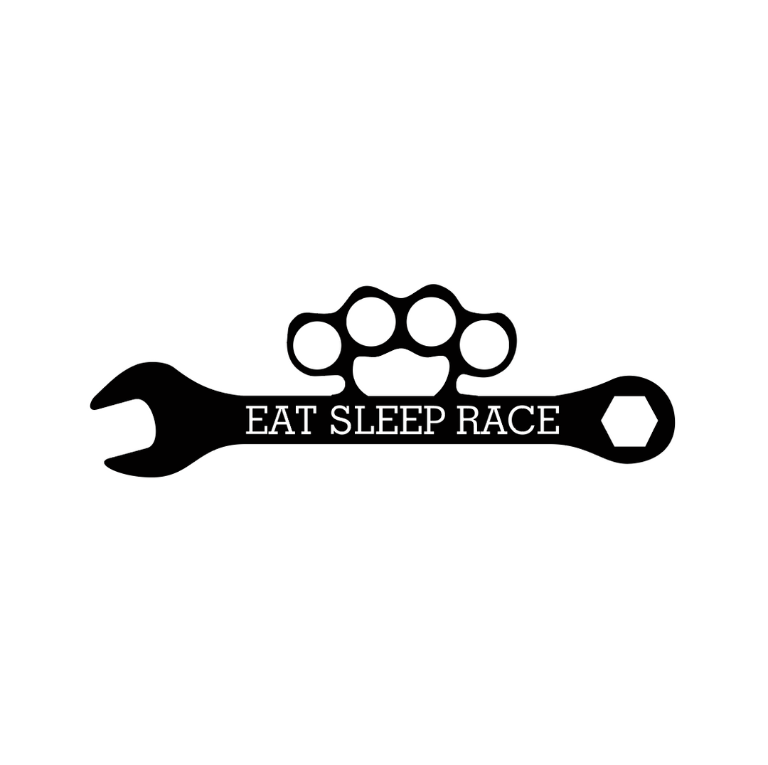 Sticker Auto - Eat Sleep Race diverse