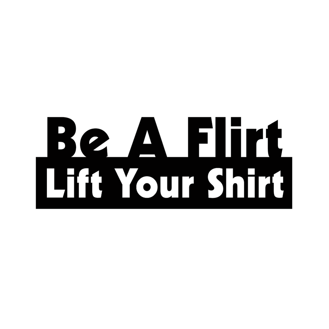 Sticker Auto - Be A Flirt diverse