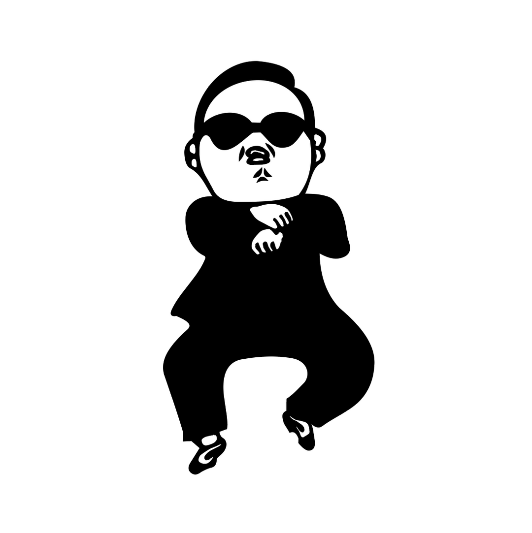 Sticker Auto - Gangnam Style diverse funny