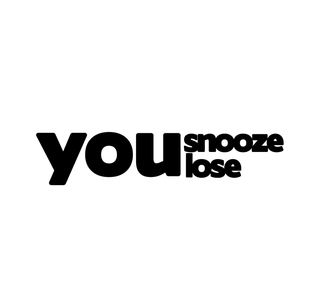 Sticker Auto - You Snooze You Lose diverse funny