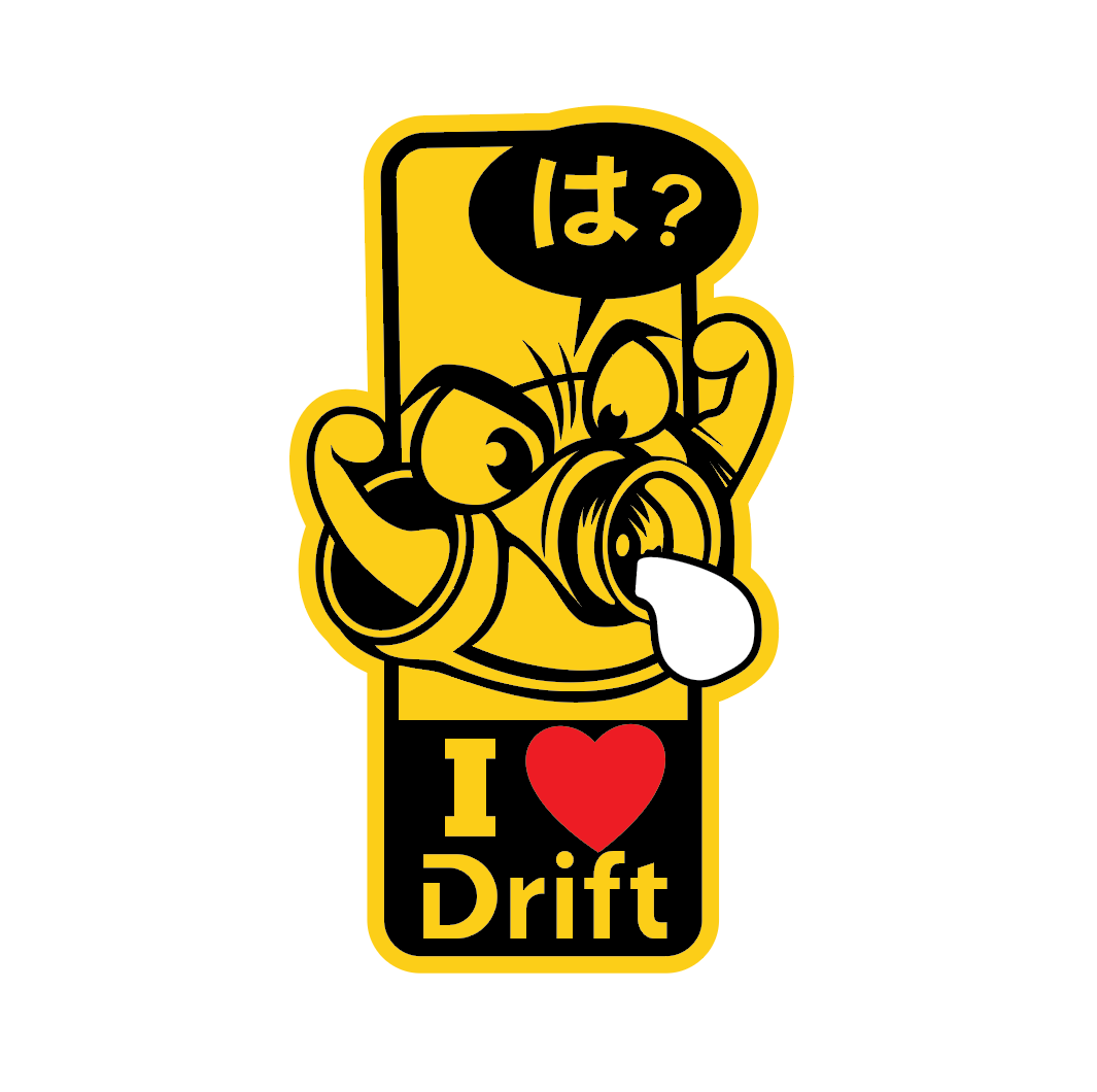 Sticker Auto - I Love Drift Printat diverse funny jdm printate