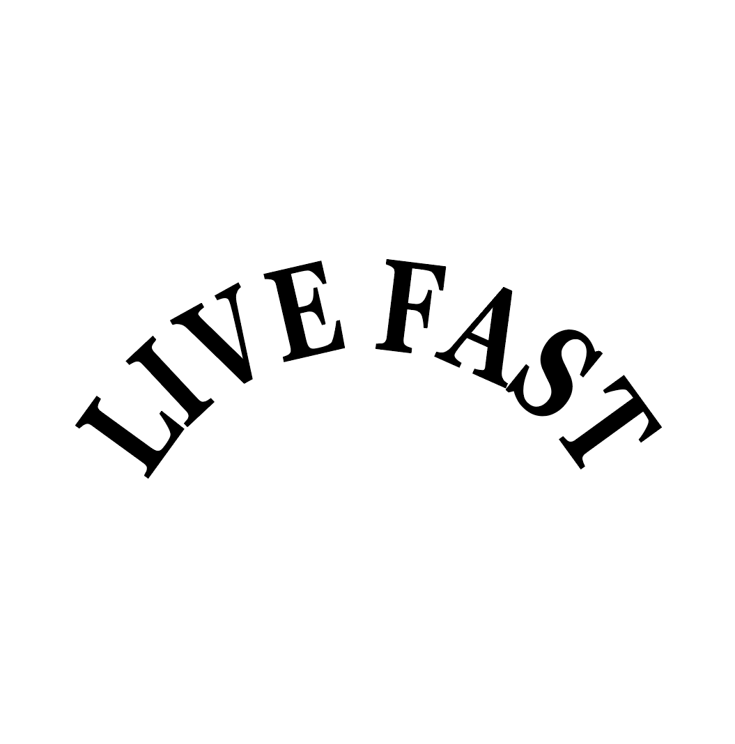 Sticker Auto - Live Fast diverse funny jdm