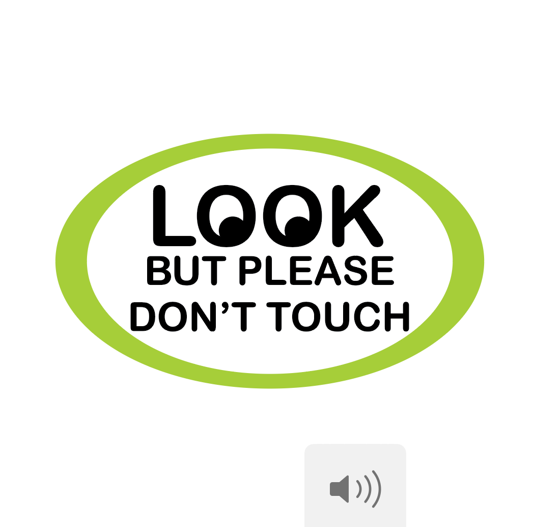 Sticker Auto - Look But Please Don't Touch diverse funny jdm printate