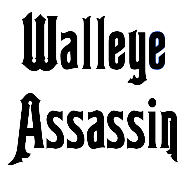 Sticker Auto - Walleye Assassin peste