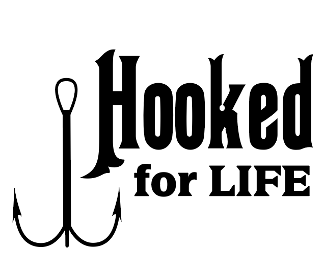 Sticker Auto - Hooked for LIFE peste