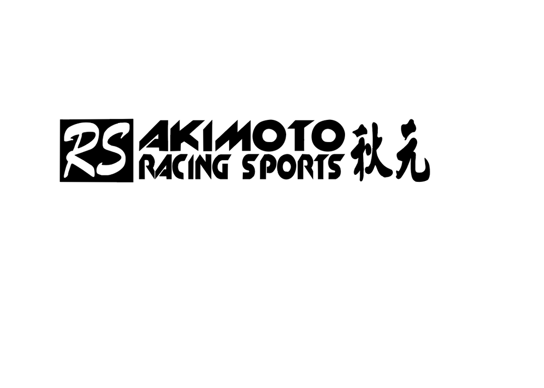 Sticker Auto - AKIMOTO Racing Sports diverse sponsori