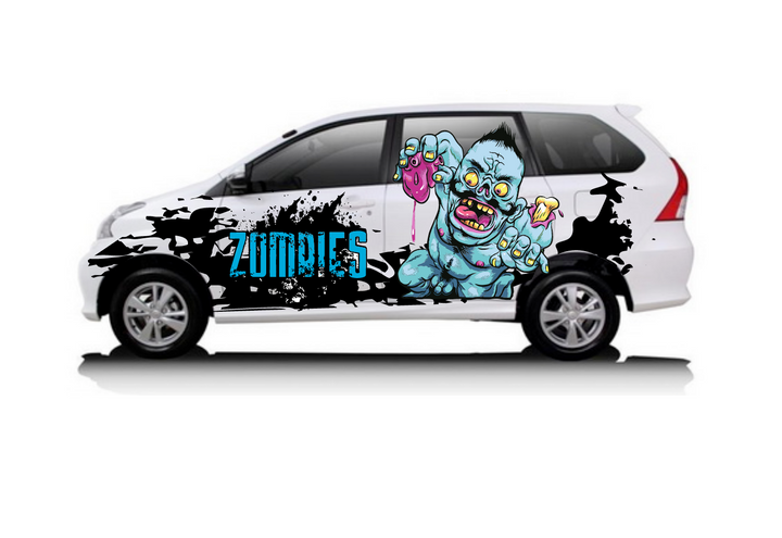 Colant Auto - Sticker Auto - Zombies