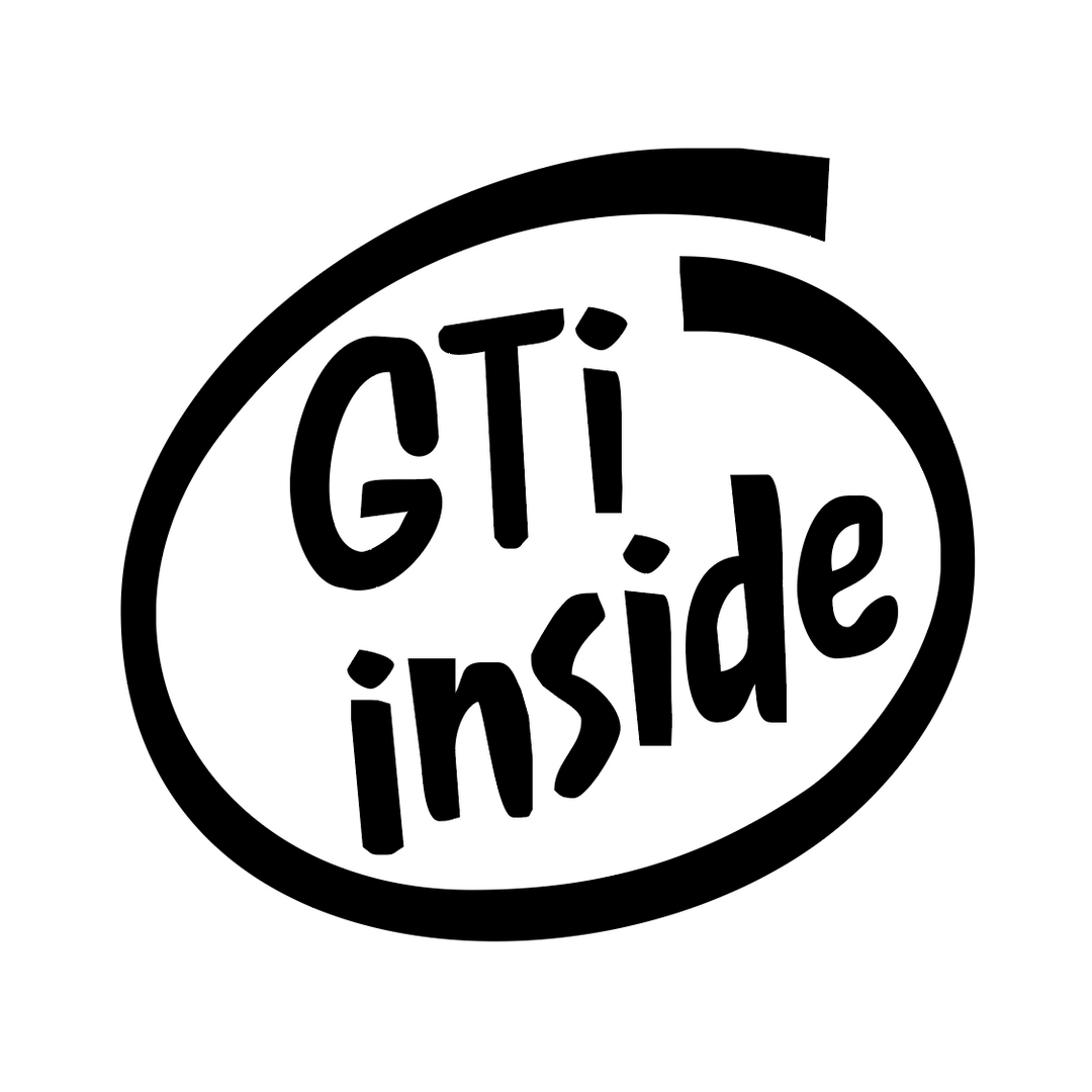 Sticker Auto - GTi inside