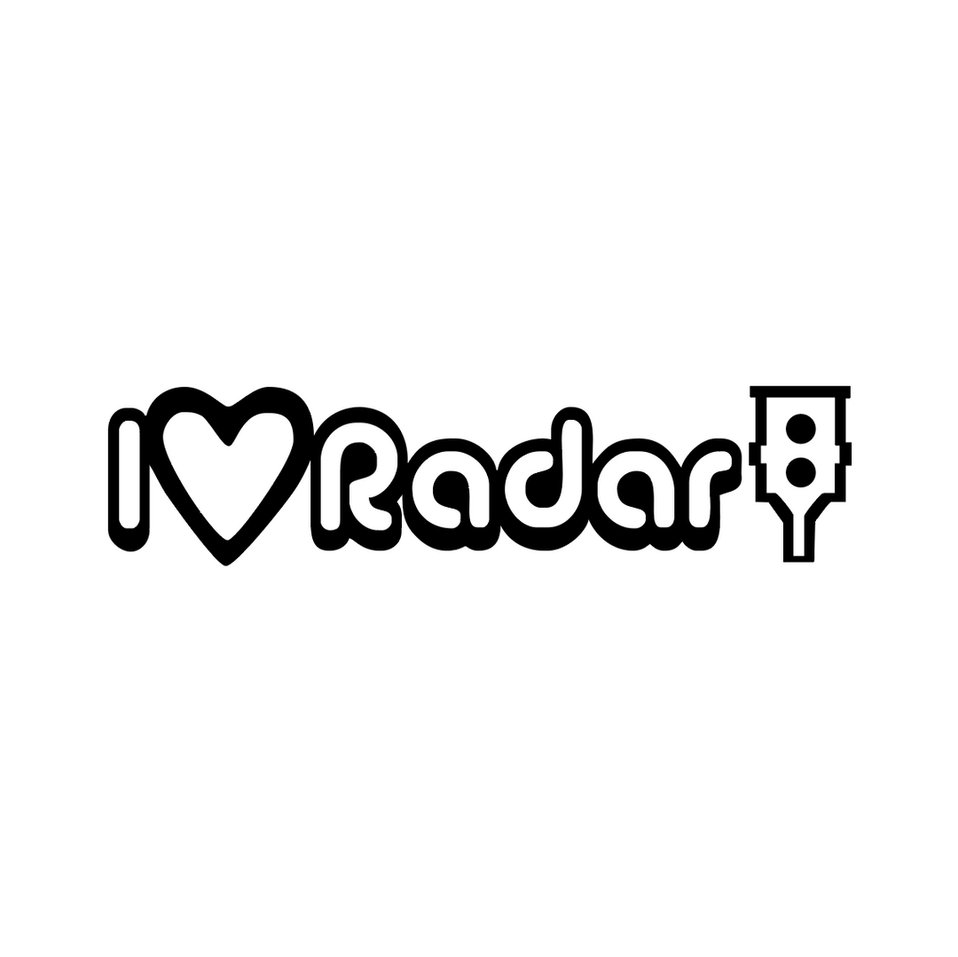 Sticker Auto - I Love Radar