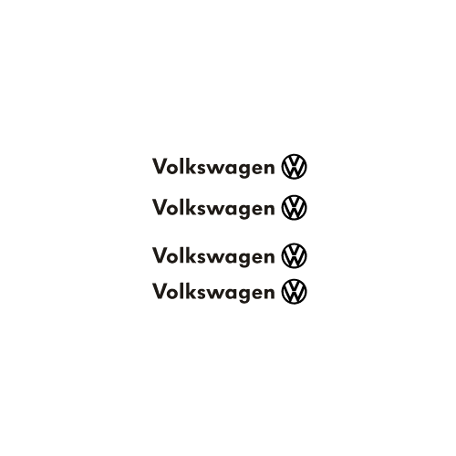 Set 4 Stickere Manere Volkswagen manere-usi volkswagen