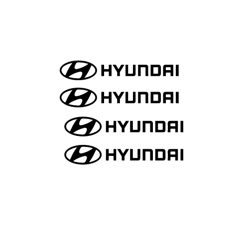 Set 4 Stickere Manere Hyundai hyundai manere-usi