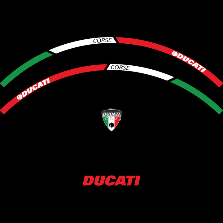 Stickere Moto - Autocolante Ducati Corse Jante ducatimoto moto