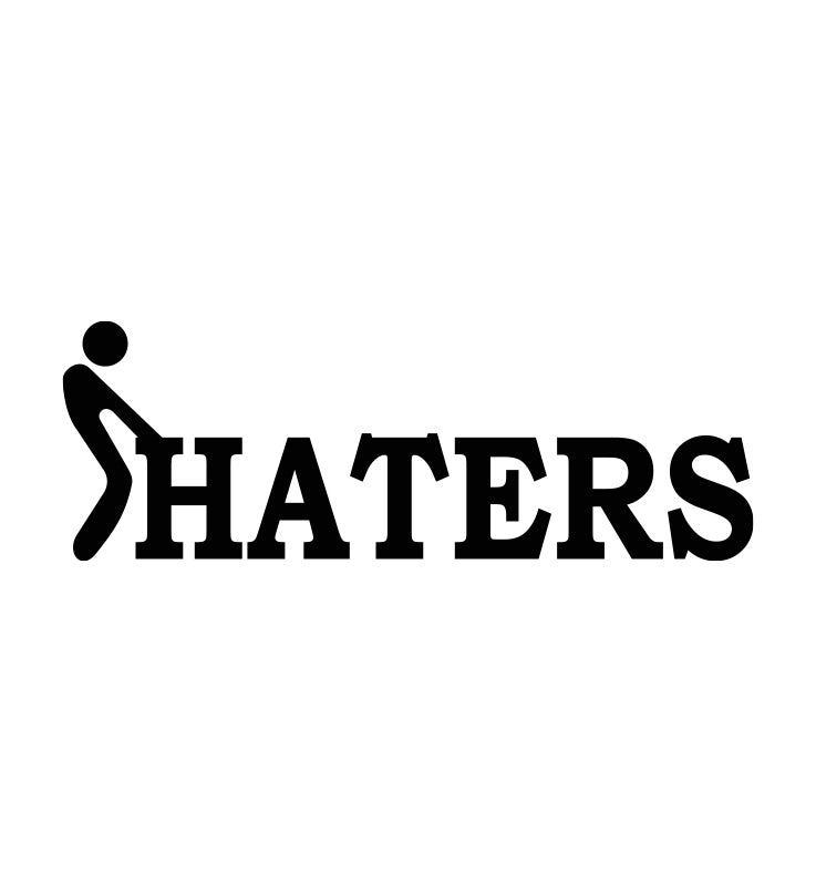 Sticker Auto - Fuck Haters Versiunea 2 diverse