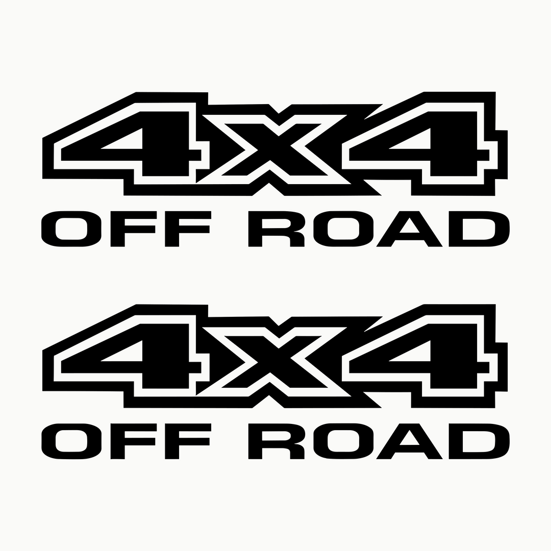 stickere auto Sticker Auto 4x4 Off Road - Versiunea 2