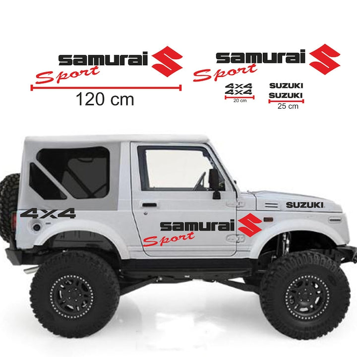 Set Stickere Auto Off Road Suzuki 4x4 off-road suzuki