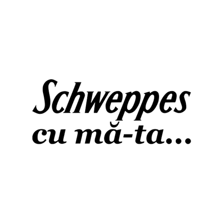 Sticker Auto - Schweppes cu ma-ta diverse funny