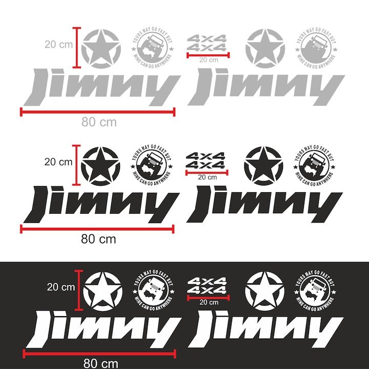 stickere auto Set Stickere Auto - Off Road Jimmy