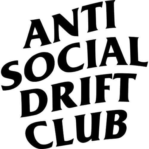 Sticker Auto Anti Social Drift Club diverse drift