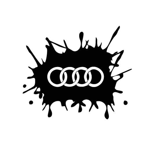 Sticker Auto Audi Splash audi diverse