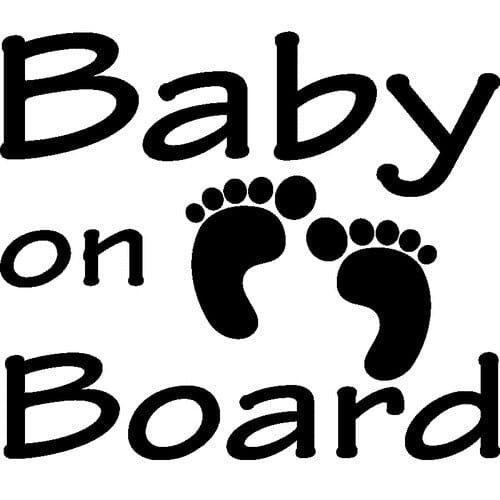 Sticker Auto Baby On Board baby-on-board diverse