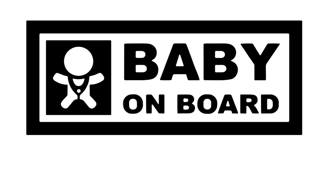 Sticker Auto Baby On Board - Dreptunghi baby-on-board diverse