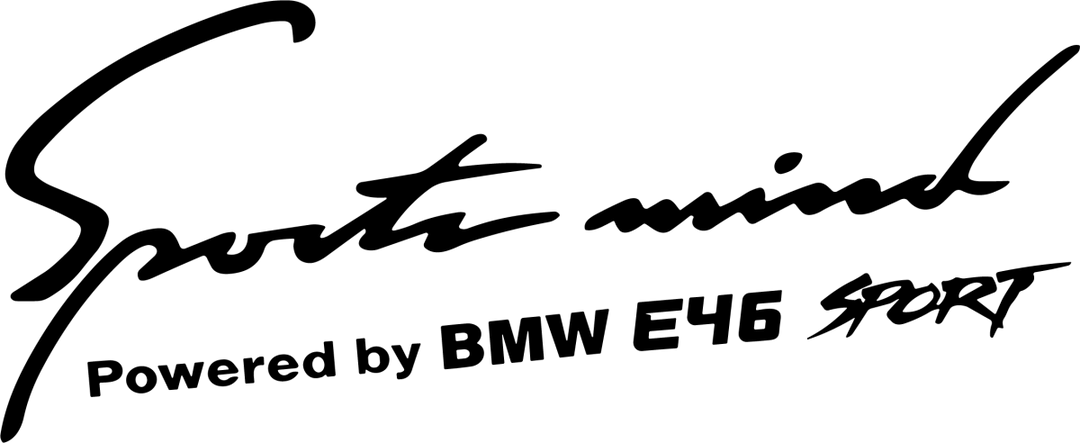 Sticker Auto BMW E46 - Sport Mind bmw diverse