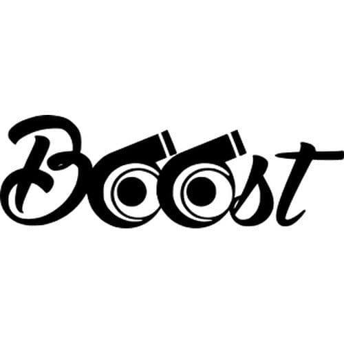 Sticker auto Boost boost diverse turbo