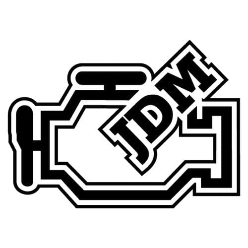 Sticker Auto Check Engine JDM diverse jdm turbo