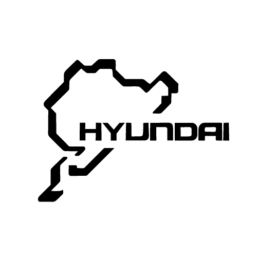 Sticker Auto Circuit Nurburgring Hyundai circuite diverse hyundai