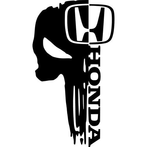 Sticker Auto Craniu Honda diverse honda