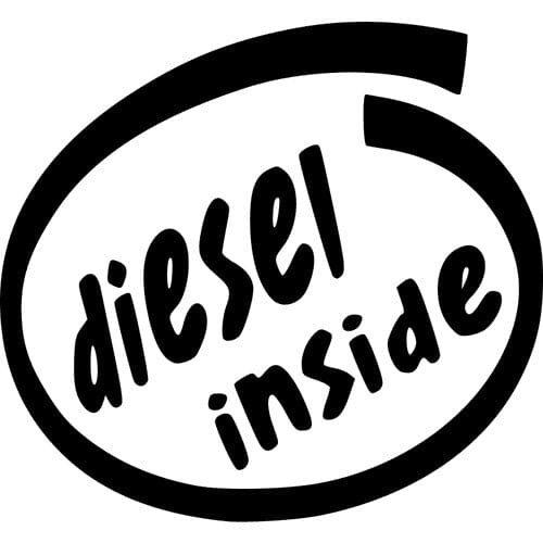 Sticker Auto Diesel Inside diesel diverse smoke