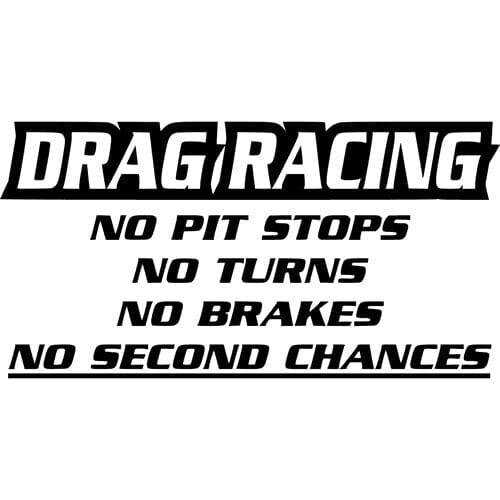 Sticker Auto Drag Racing diverse