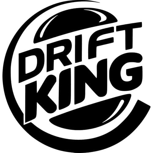 Sticker auto Drift King diverse drift