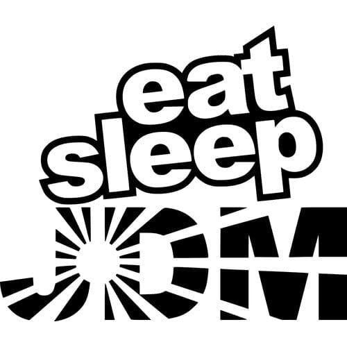 Sticker auto Eat Sleep JDM jdm