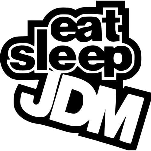 Sticker auto Eat Sleep JDM jdm