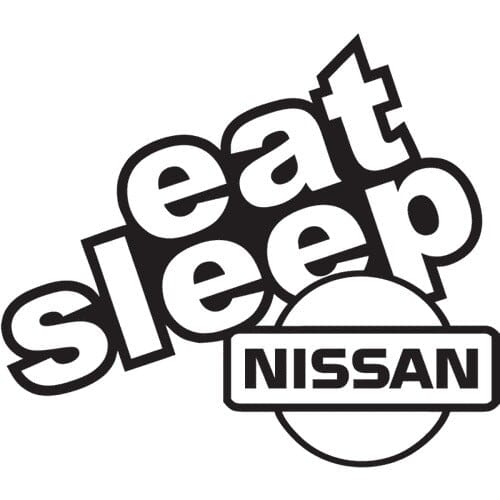 Sticker Auto Eat Sleep Nissan diverse nissan