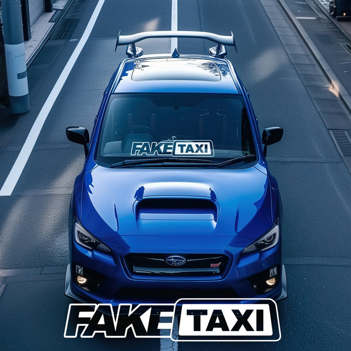 Sticker Auto Fake Taxi diverse parbriz