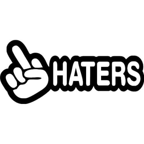 Sticker Auto Fuck Haters diverse