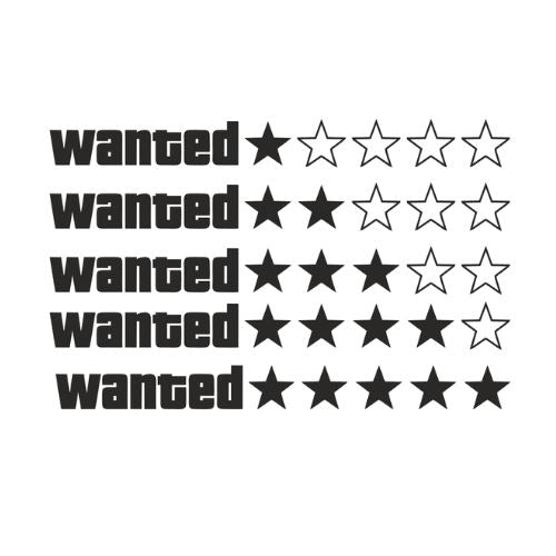 Sticker Auto GTA Wanted - In Linie diverse nou-adaugat