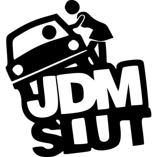 Sticker auto JDM Slut diverse jdm troll